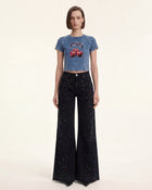 The Vintage Acid Cherry Tee - Cloudy Denim