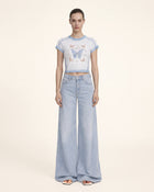 The Pixie Butterfly Graphic Tee - Cloud Blue