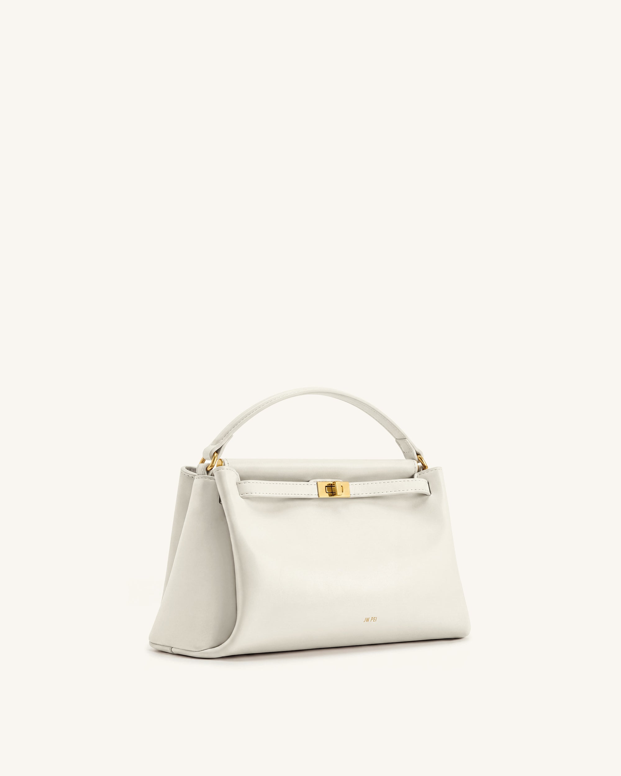 Carmen Top Handle Bag - White