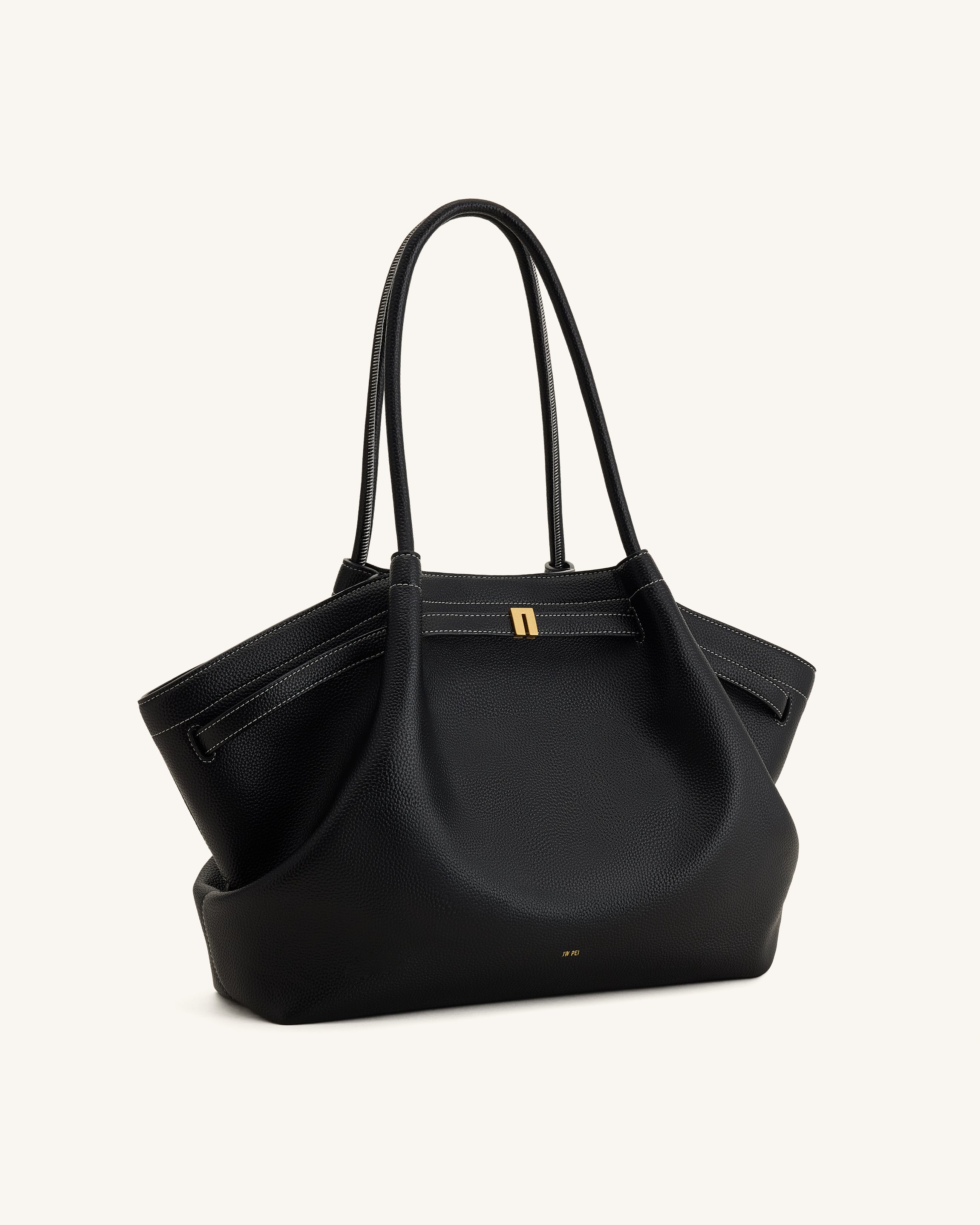 Hana Large Tote Bag - Black