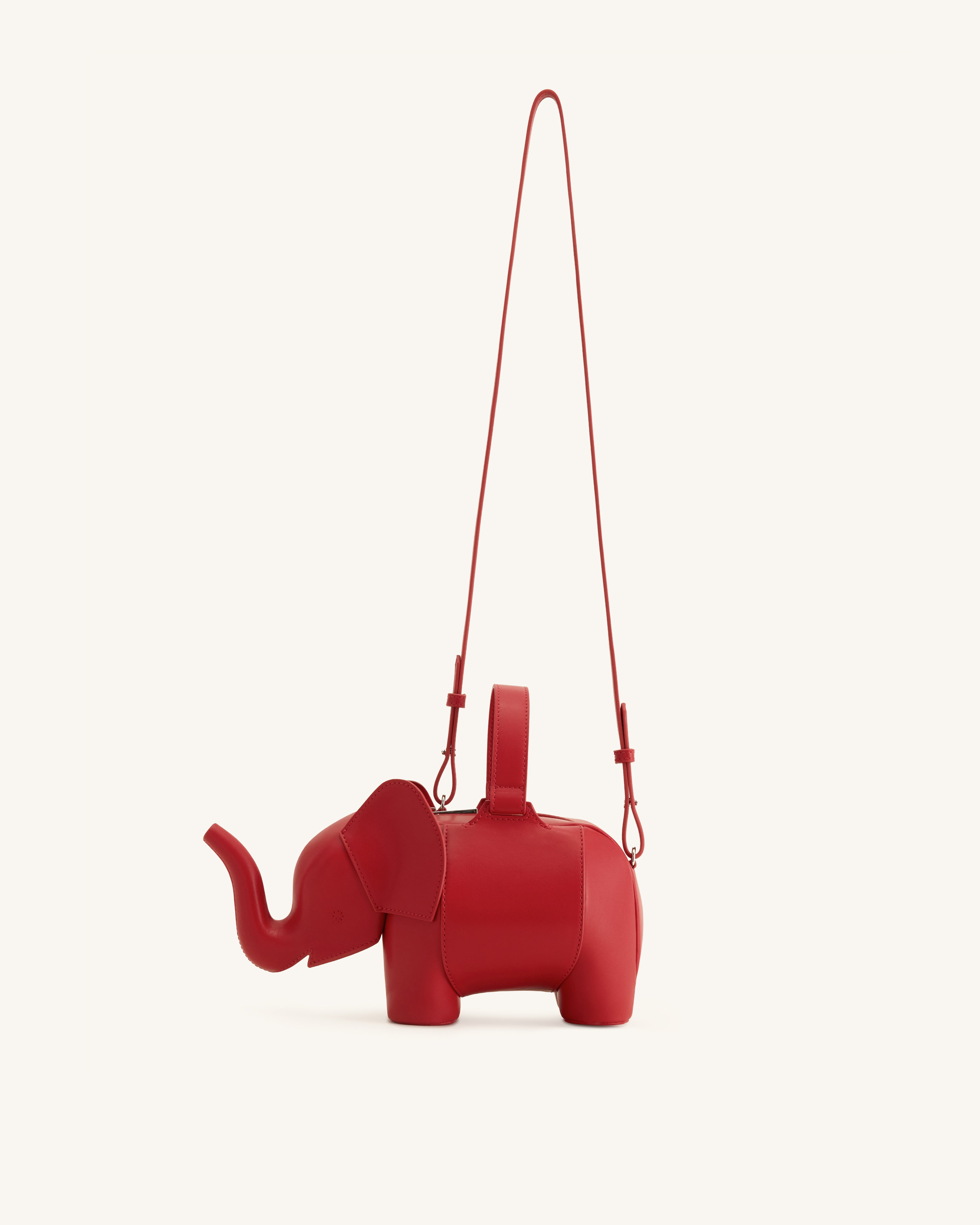 Claire Elephant Shaped Handbag - Red | JW PEI