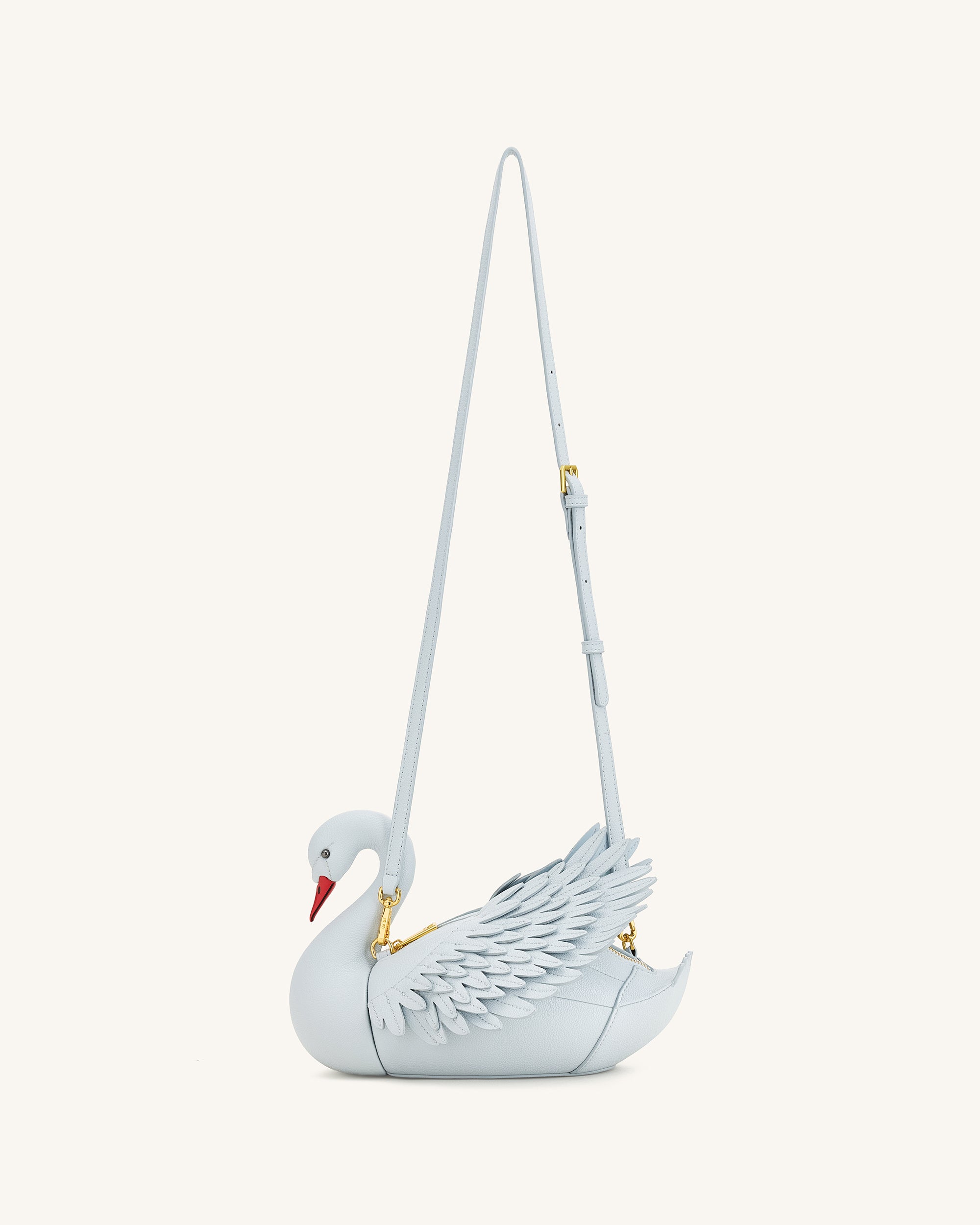 Alani Swan Shaped Crossbody Bag - Light Blue