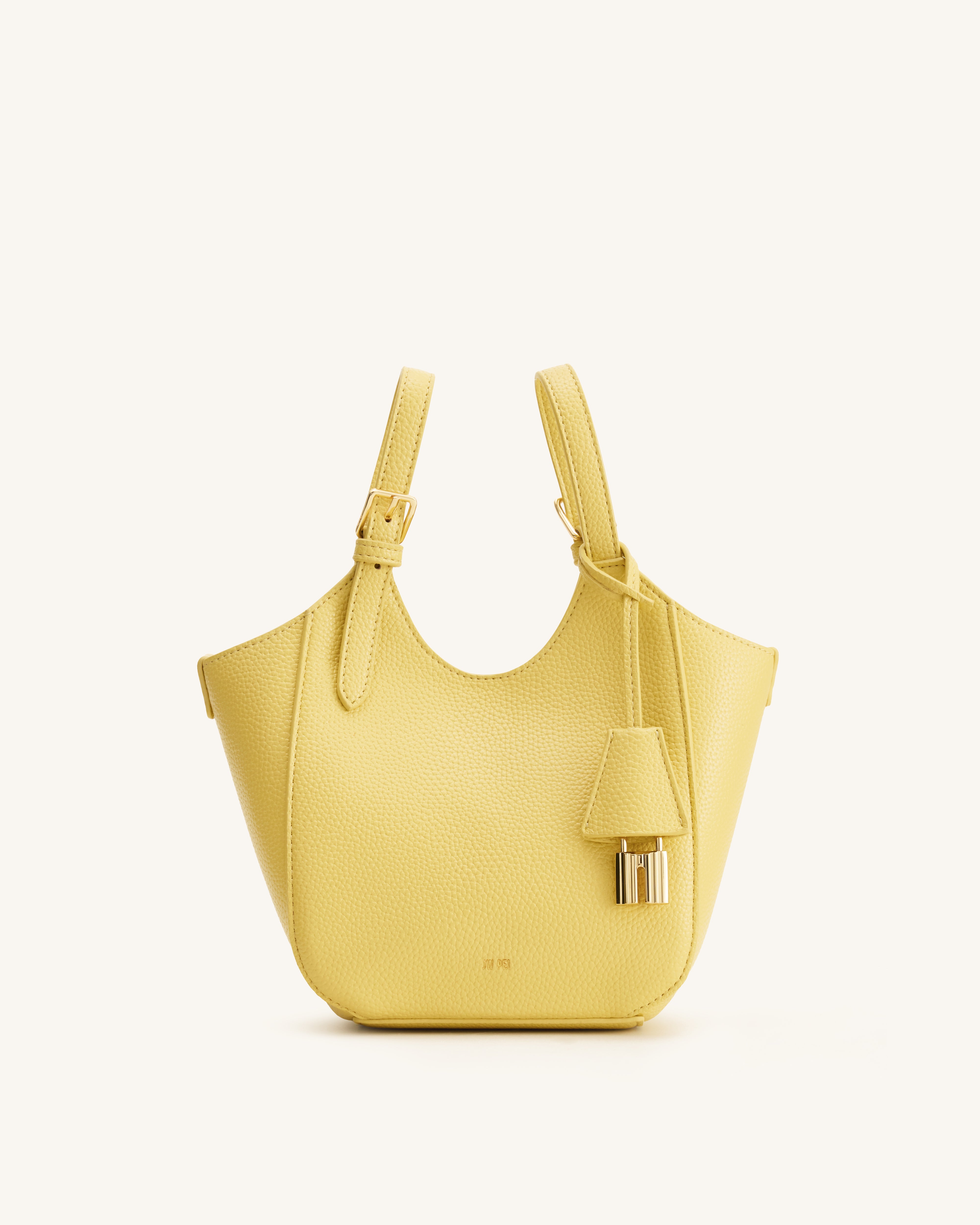 Ines Padlock Tote Bag - Yellow | JW PEI