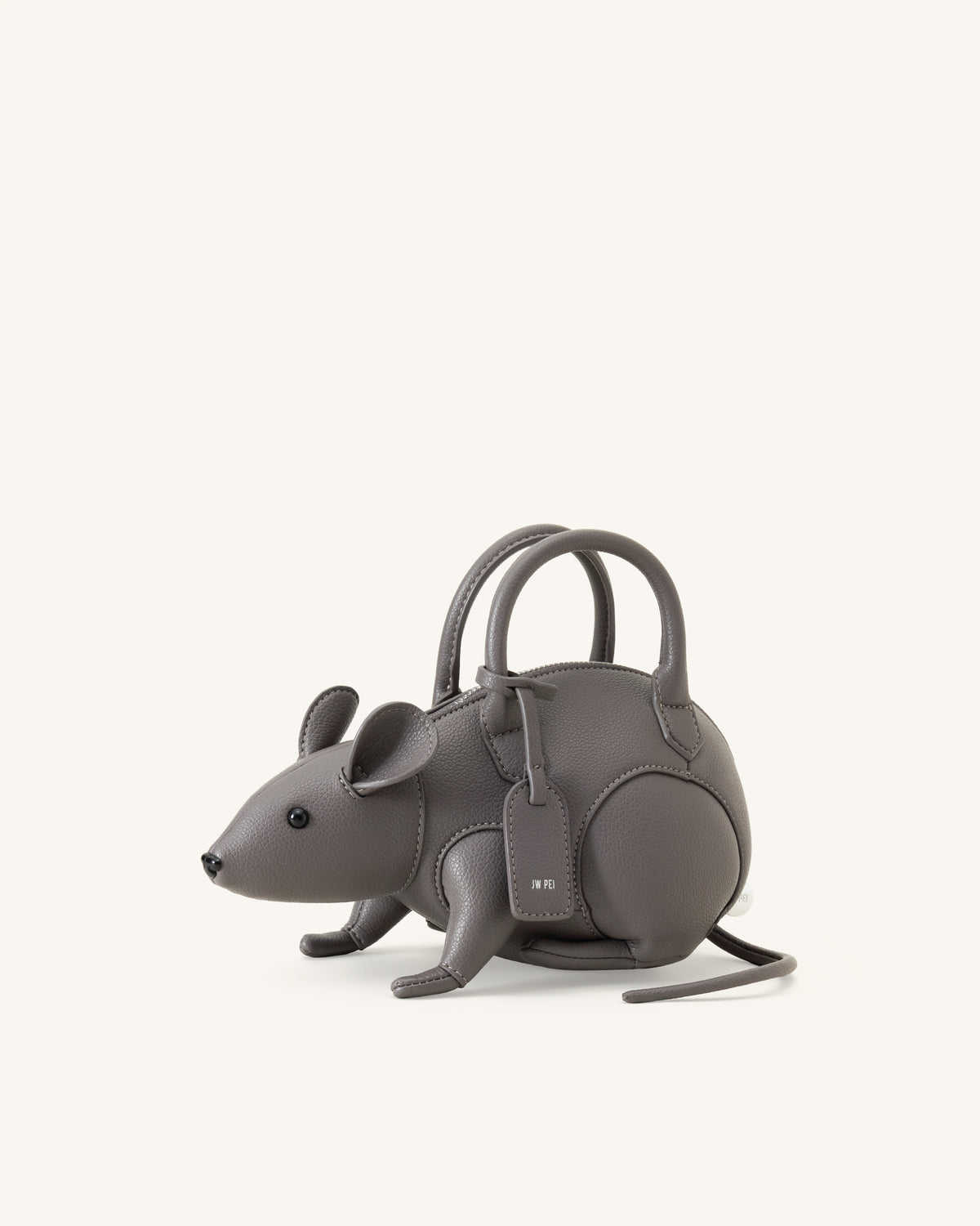 Mia Mouse Top Handle Bag - Gray