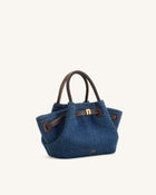 Hana Mini Tote Bag - Blue Denim