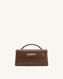 Noor Top Handle Bag - Amber Brown