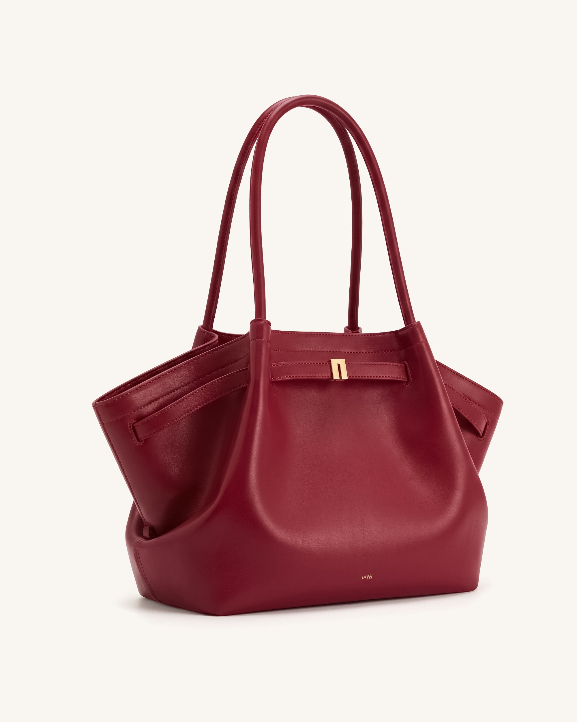 Hana Large Tote Bag - Claret | JW PEI