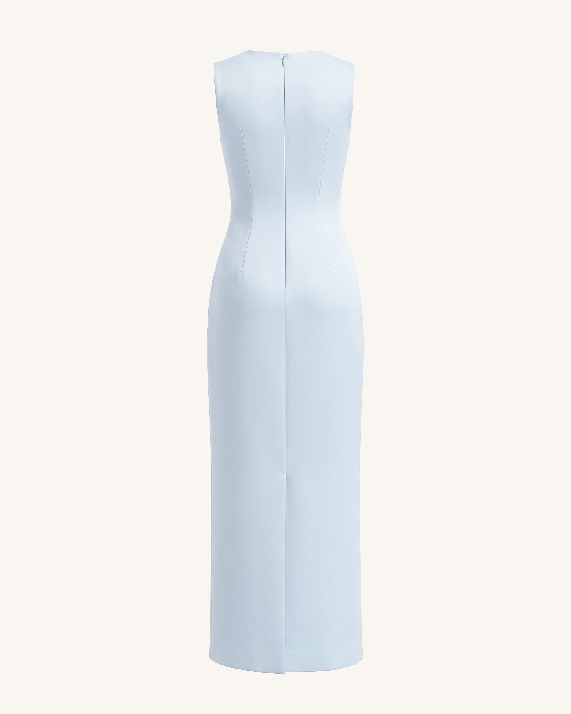 Lily Floral Print Sleeveless Column Maxi Dress