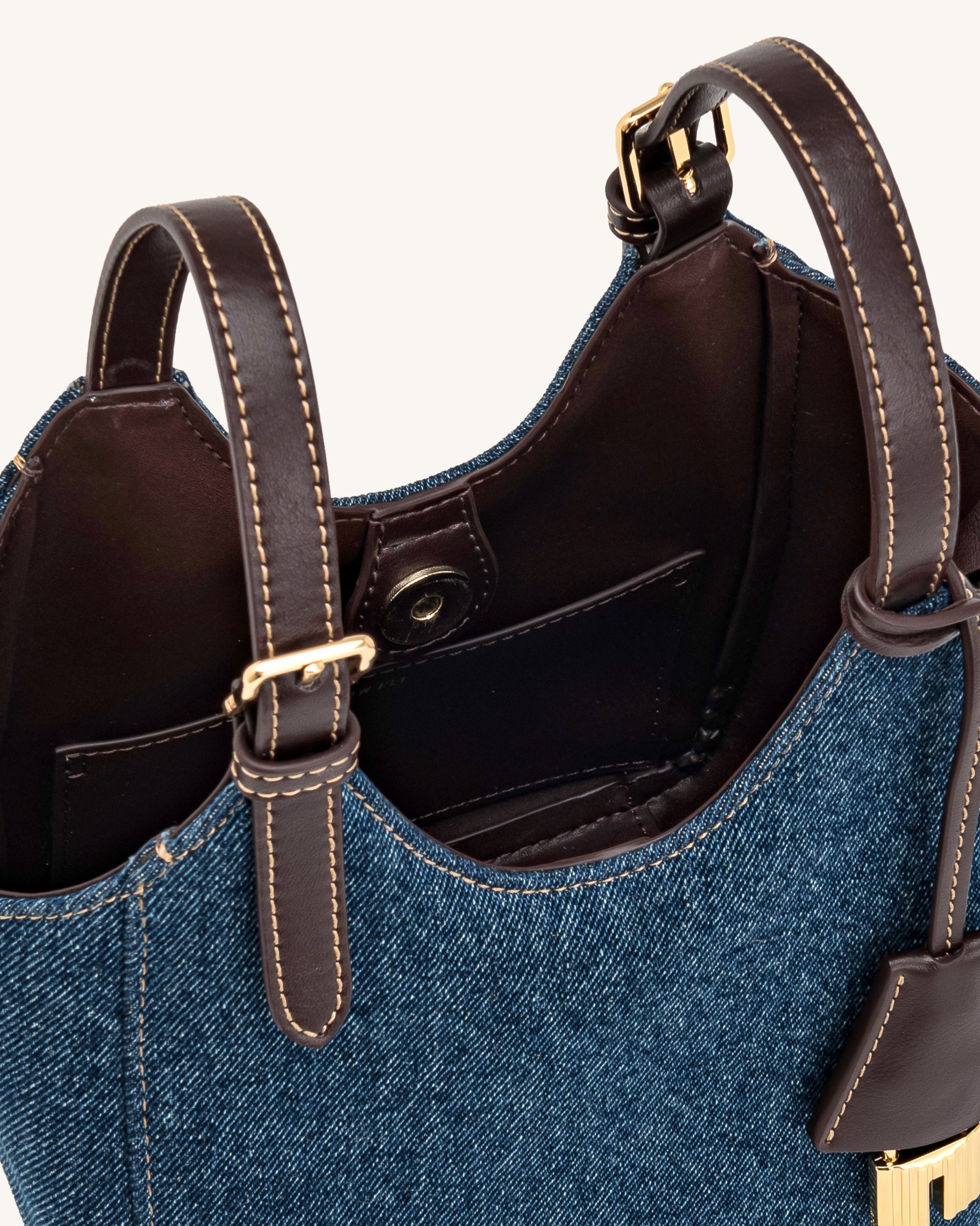 Ines Tote Bag - Blue Denim