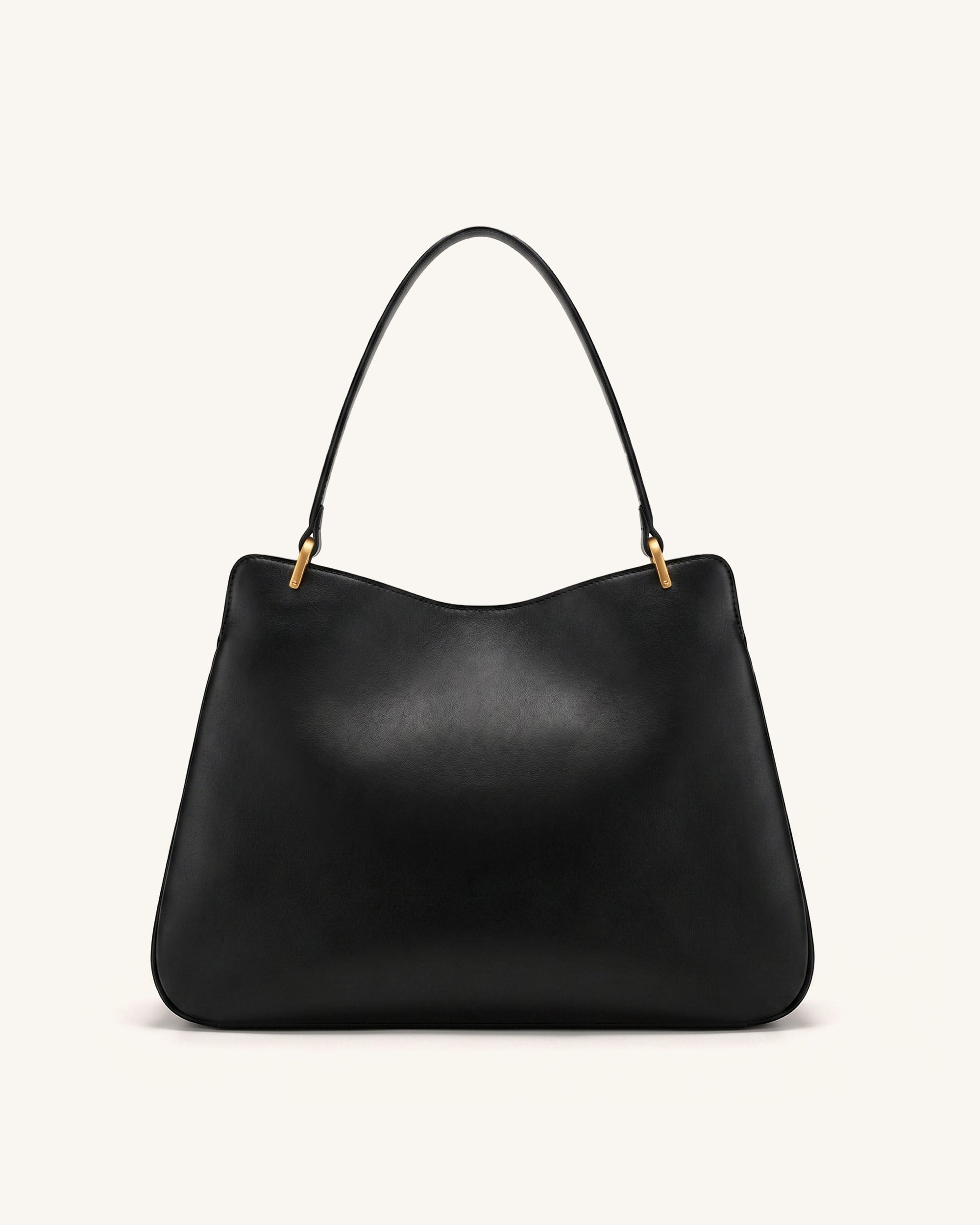 Lucia Turn-Lock Shoulder Bag - Black | JW PEI