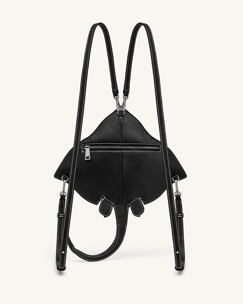 Odelle Manta Ray Crossbody Bag - Black