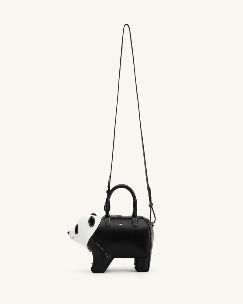 Adeline Panda Handbag - Black