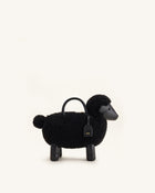 Luna Sheep Top Handle Bag - Black