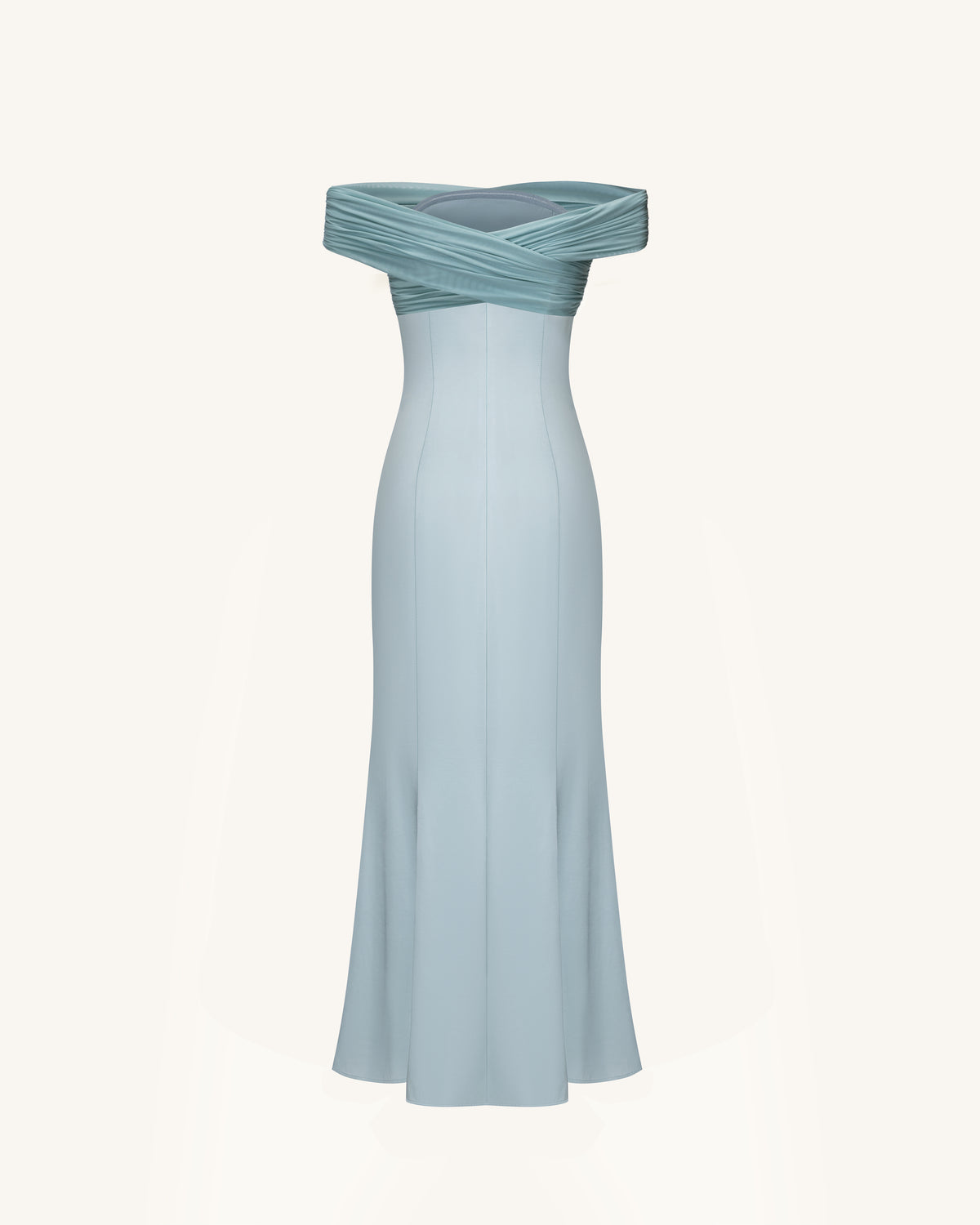 dusty blue halter dress Pleated Cross-Halter Satin Maxi - Designed as a sleek White Blue Apron Dress Color:Lilac as Pictures night-moves-collection