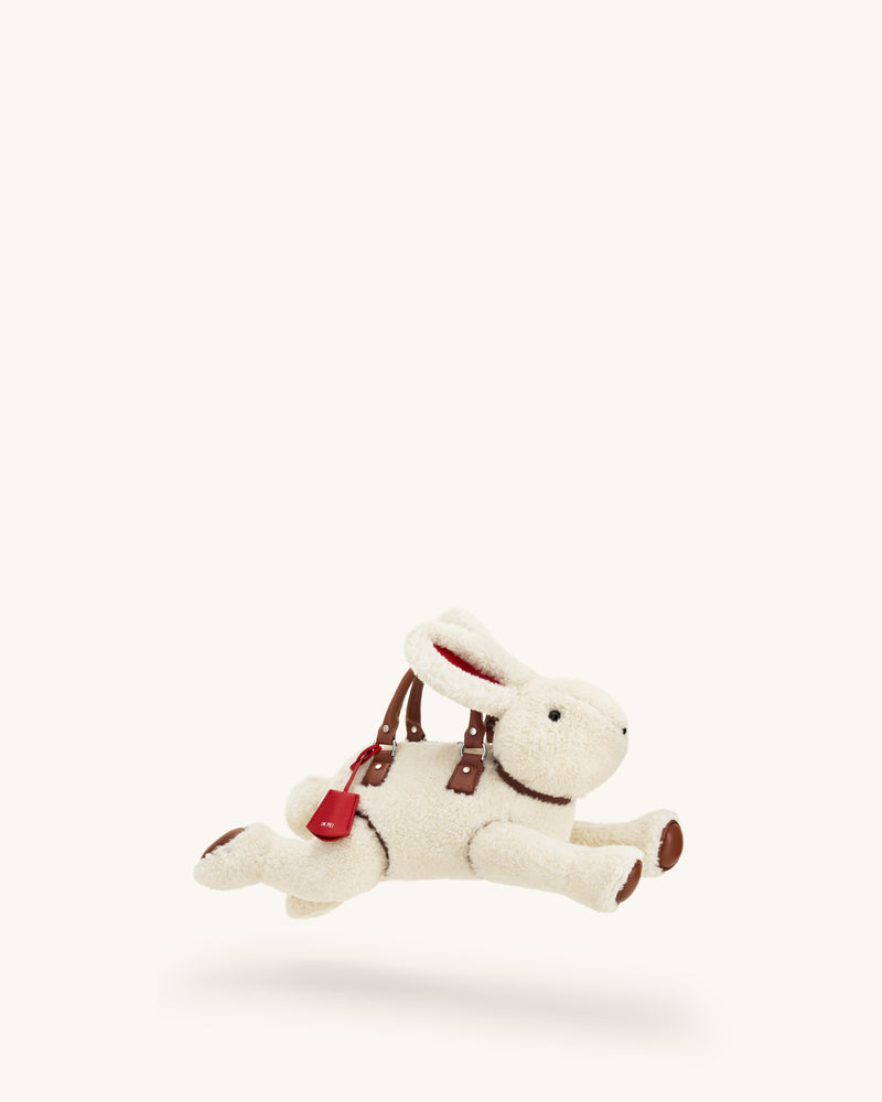 Bella Bunny Shaped Top Handle Bag - White