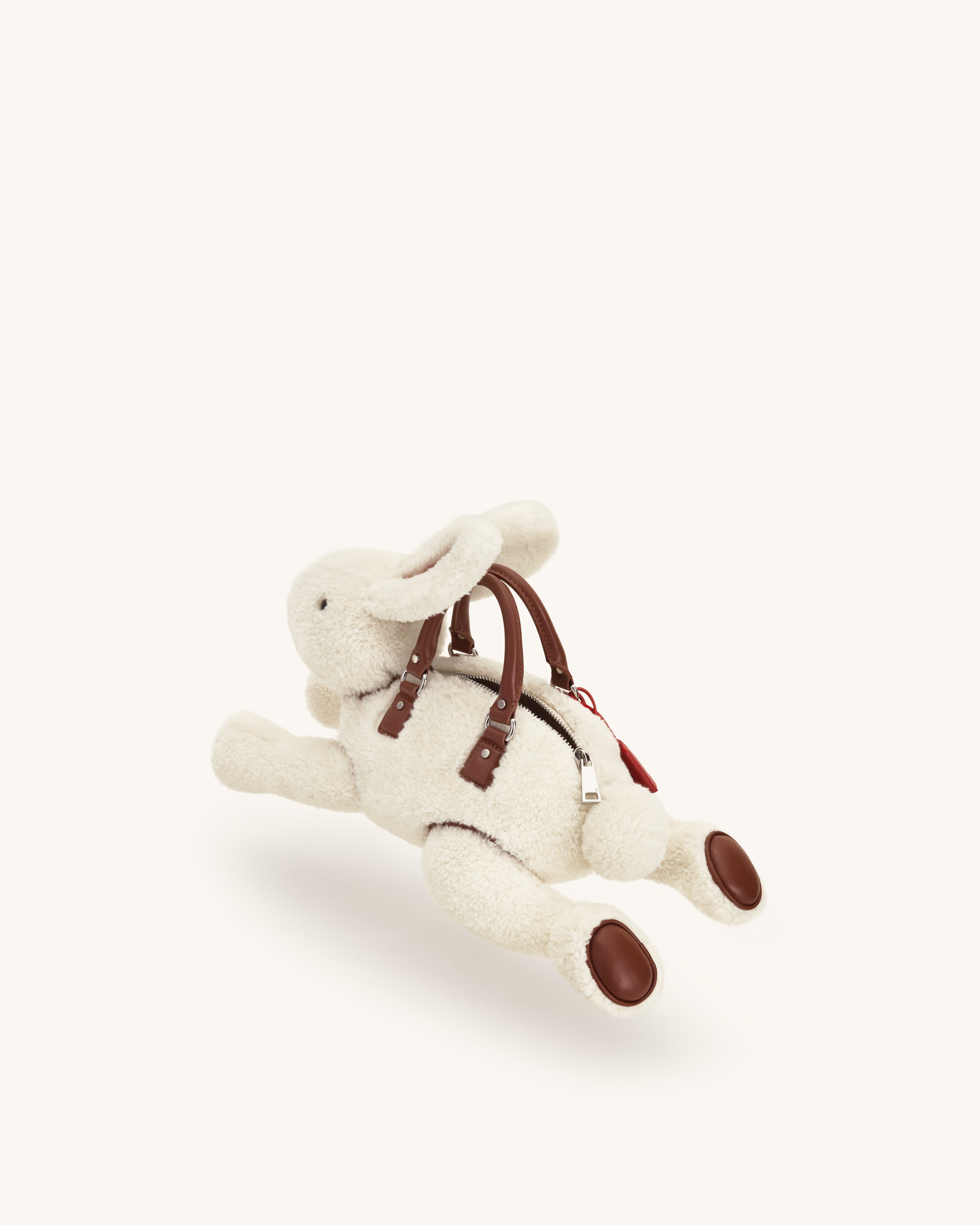 Bella Bunny Shaped Top Handle Bag - White | JW PEI