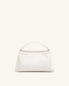 Carmen Top Handle Bag - Milky White