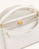 Carmen Top Handle Bag - Milky White