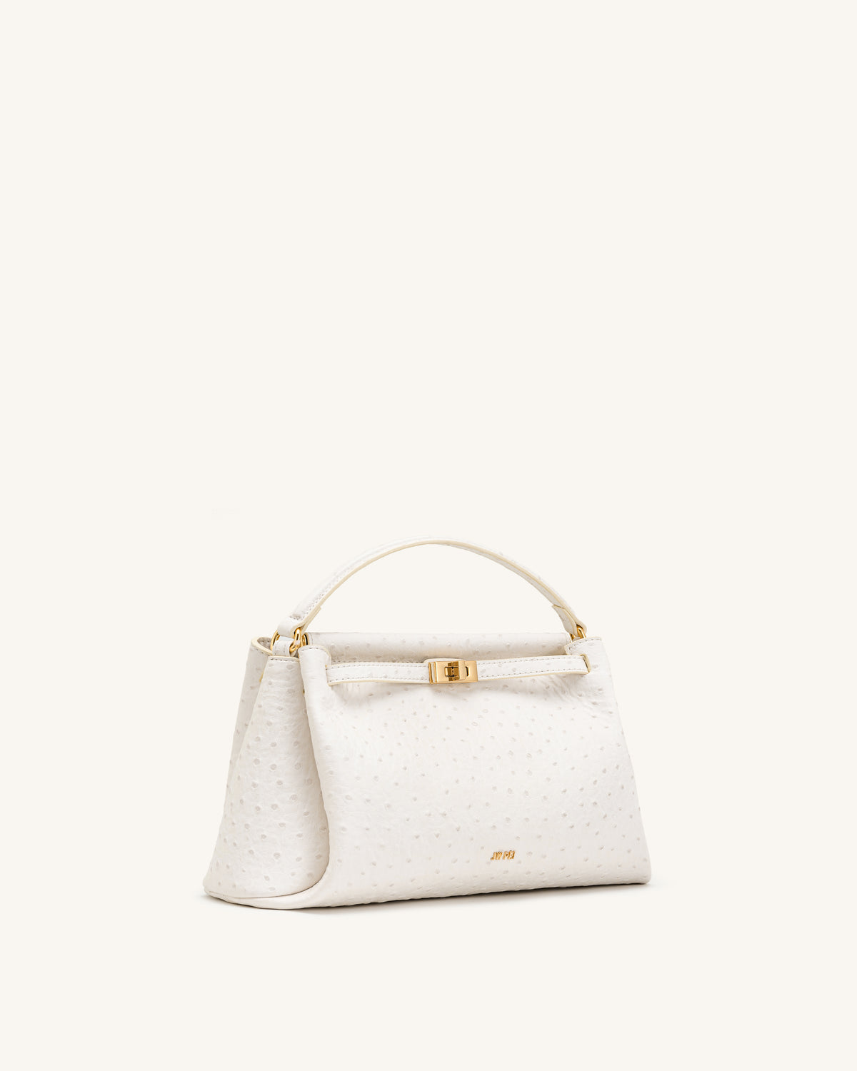 Carmen Top Handle Bag - Milky White