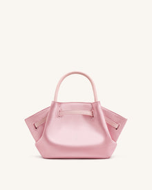 Hana Mini Phalaenopsis Orchid Embroidery Tote Bag - Pink