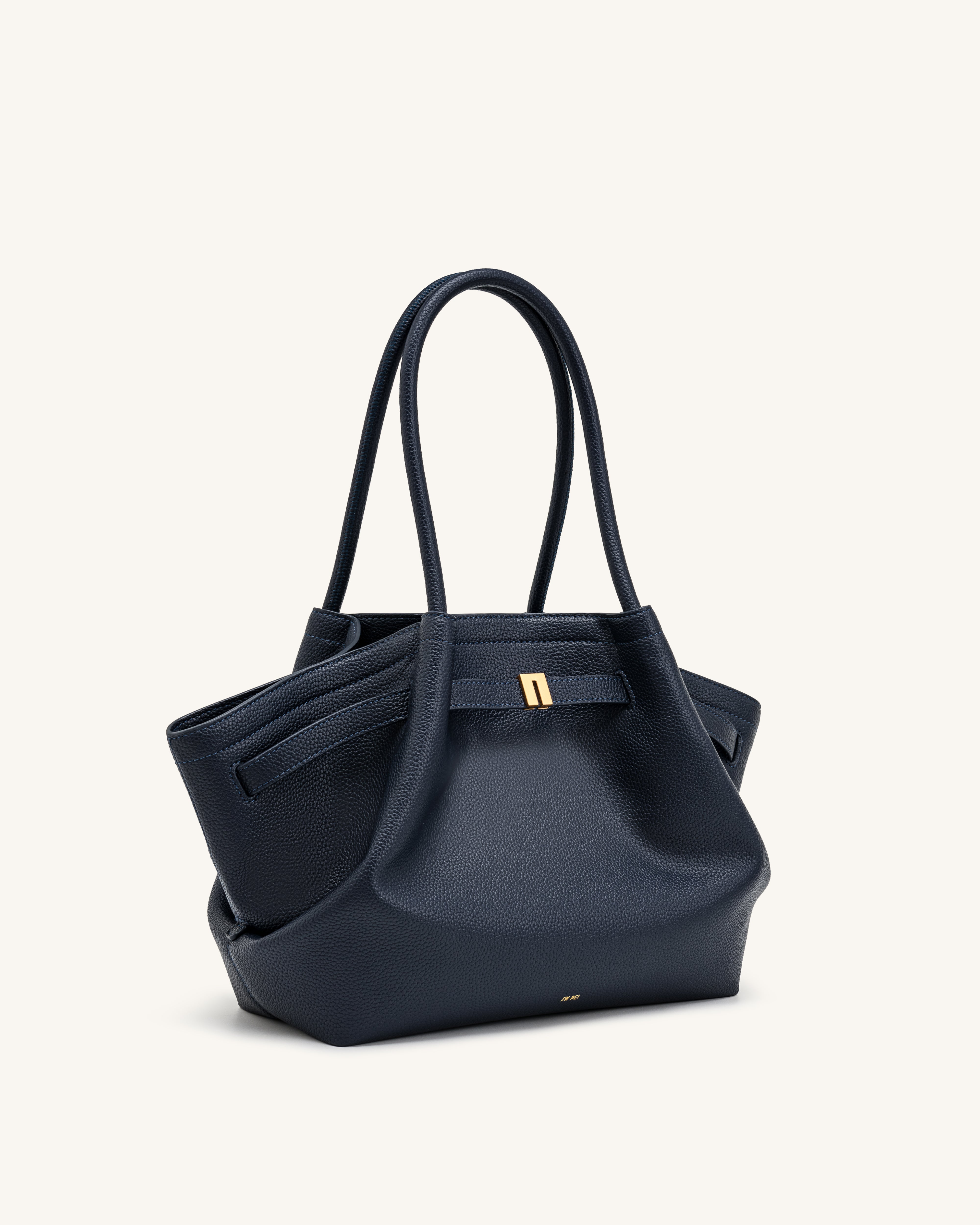 Hana Medium Tote Bag - Navy Blue | JW PEI