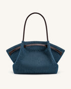 Hana Large Tote Bag - Dark Blue Denim