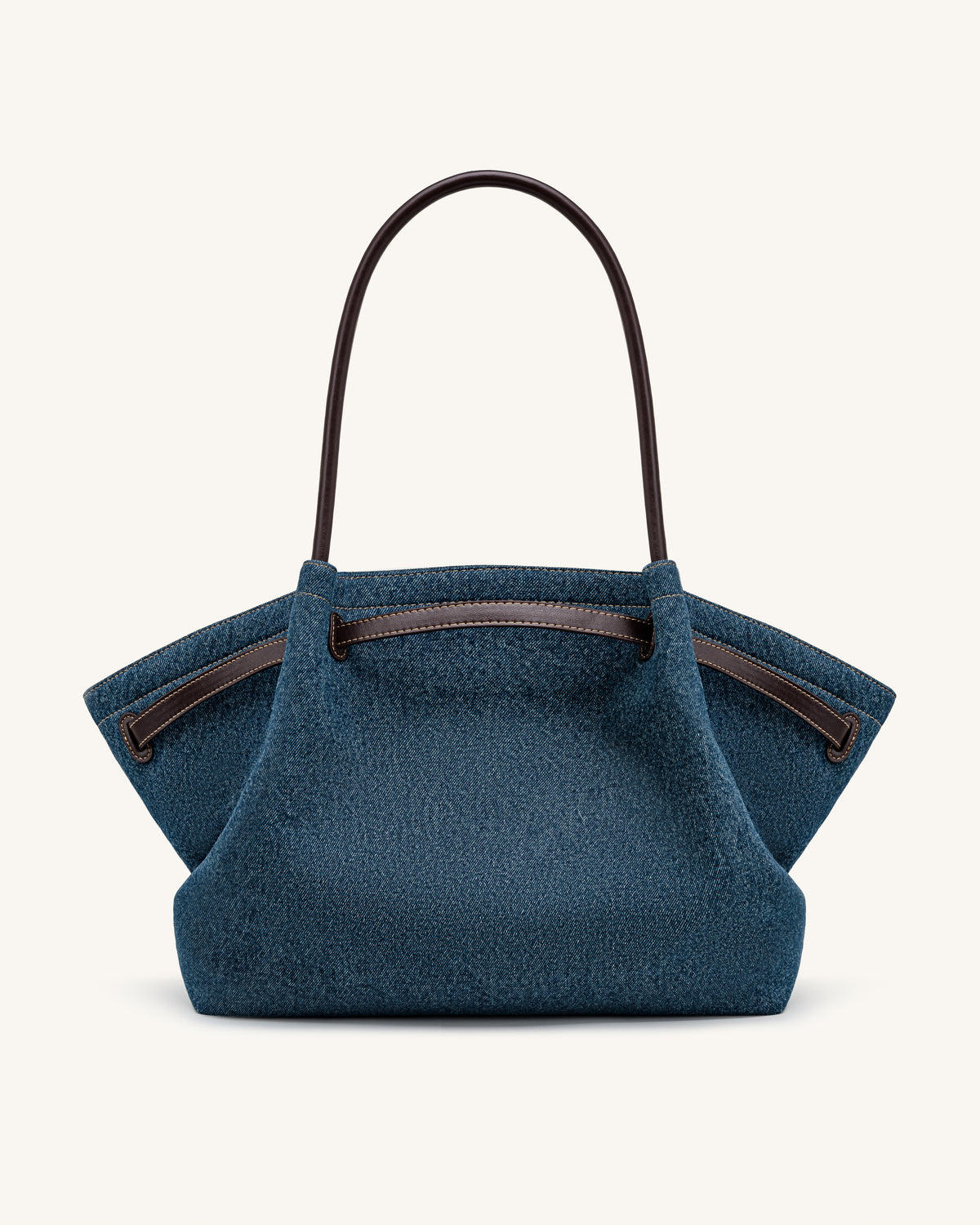 Hana Large Tote Bag - Dark Blue Denim