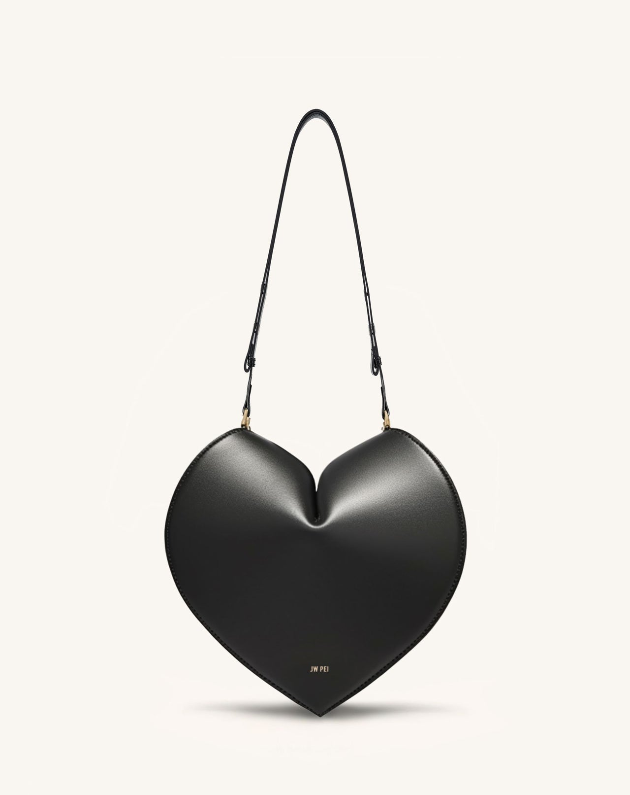 Maddie Heart shaped bag - Black