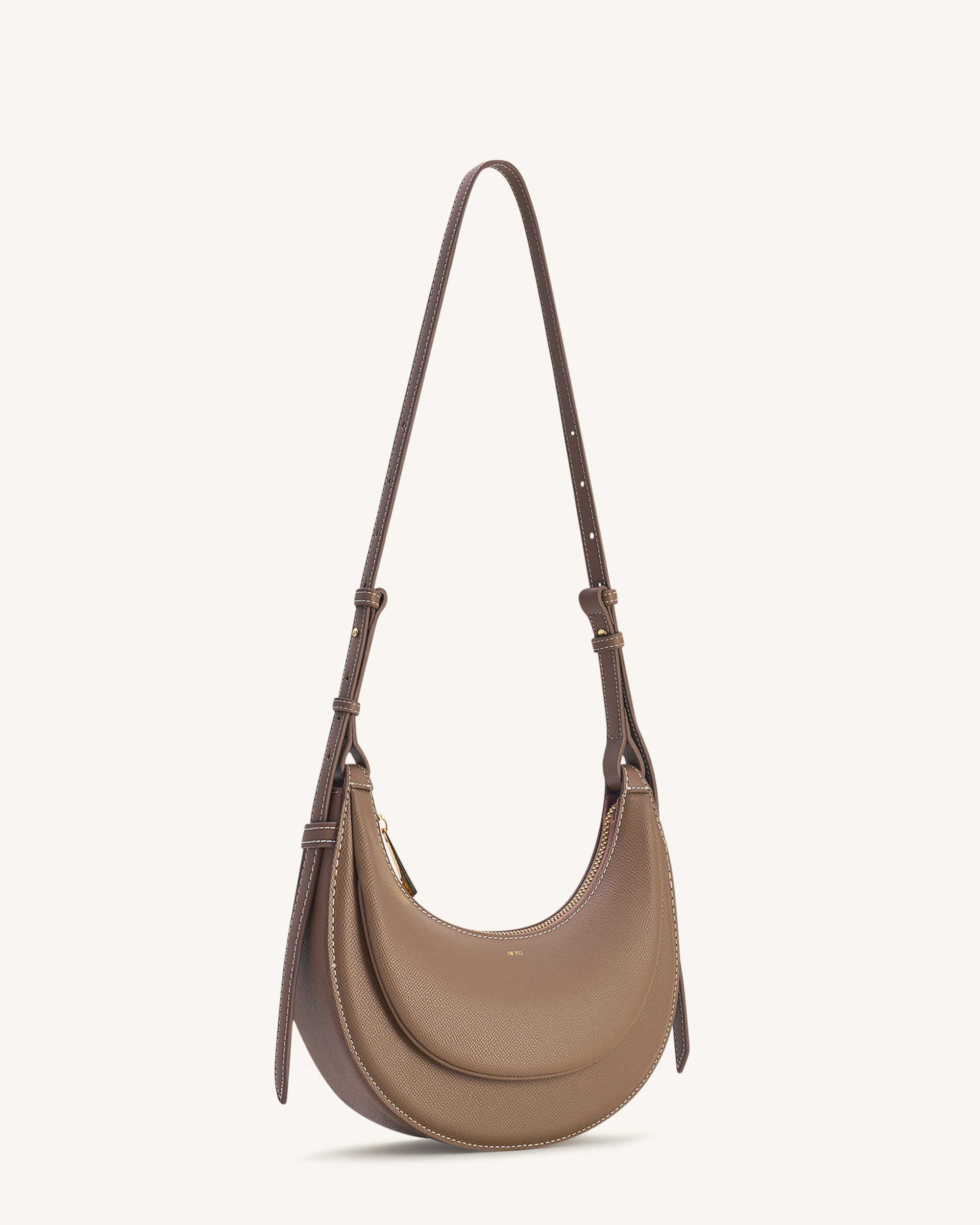 Sharon Crossbody Bag - Taupe | JW PEI