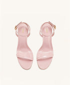 Alivia Gold Metal Heel Sandals - Pink