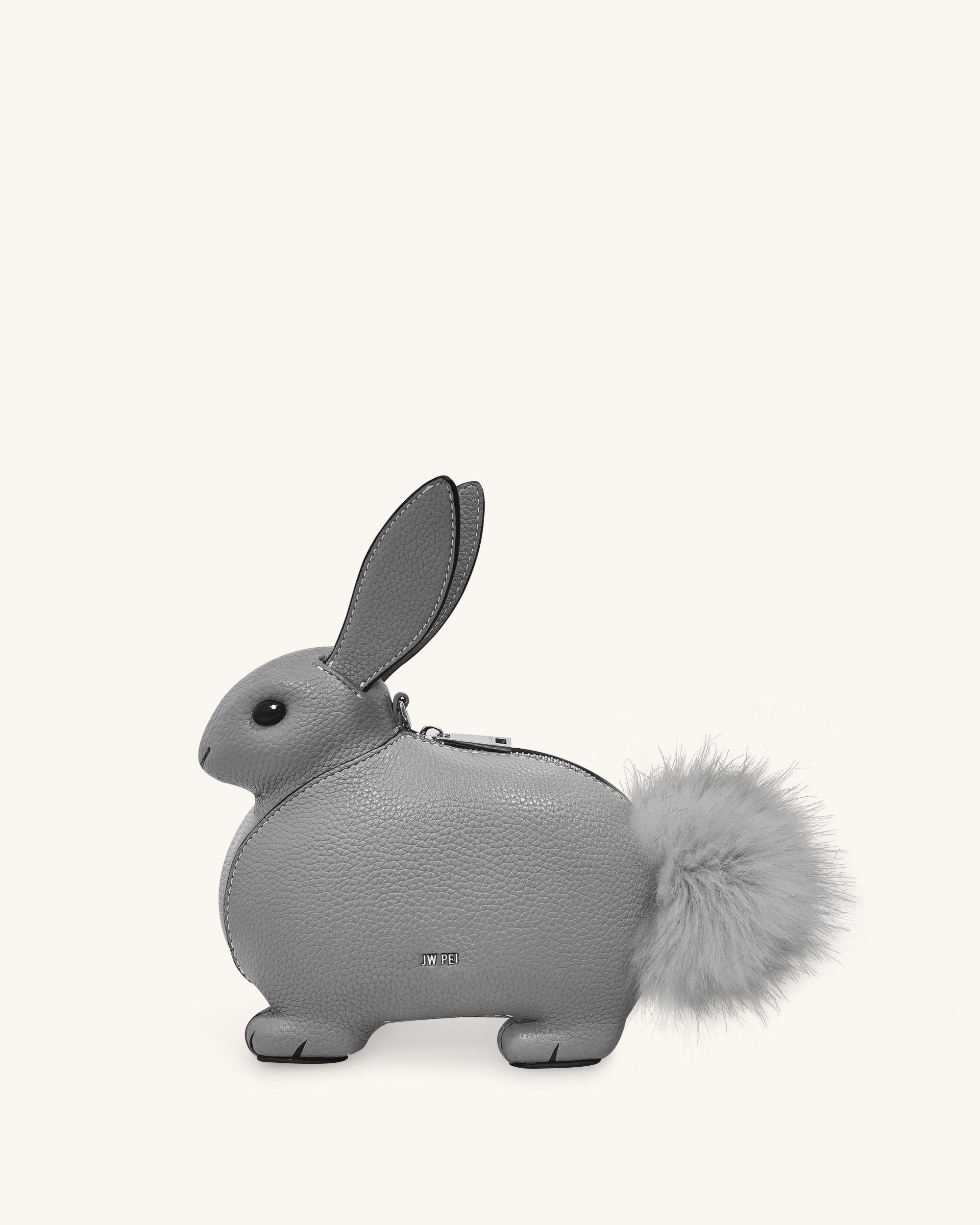 Alena Bunny Crossbody Bag - Grey | JW PEI