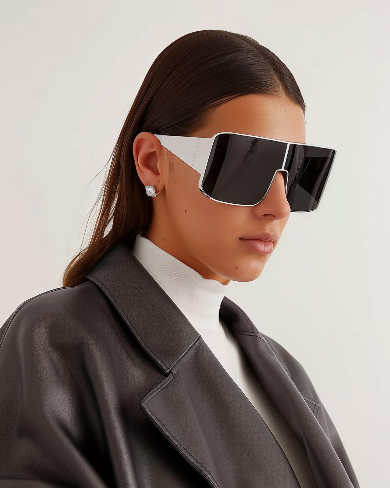 Paityn Aviator Style Sunglasses - Silver