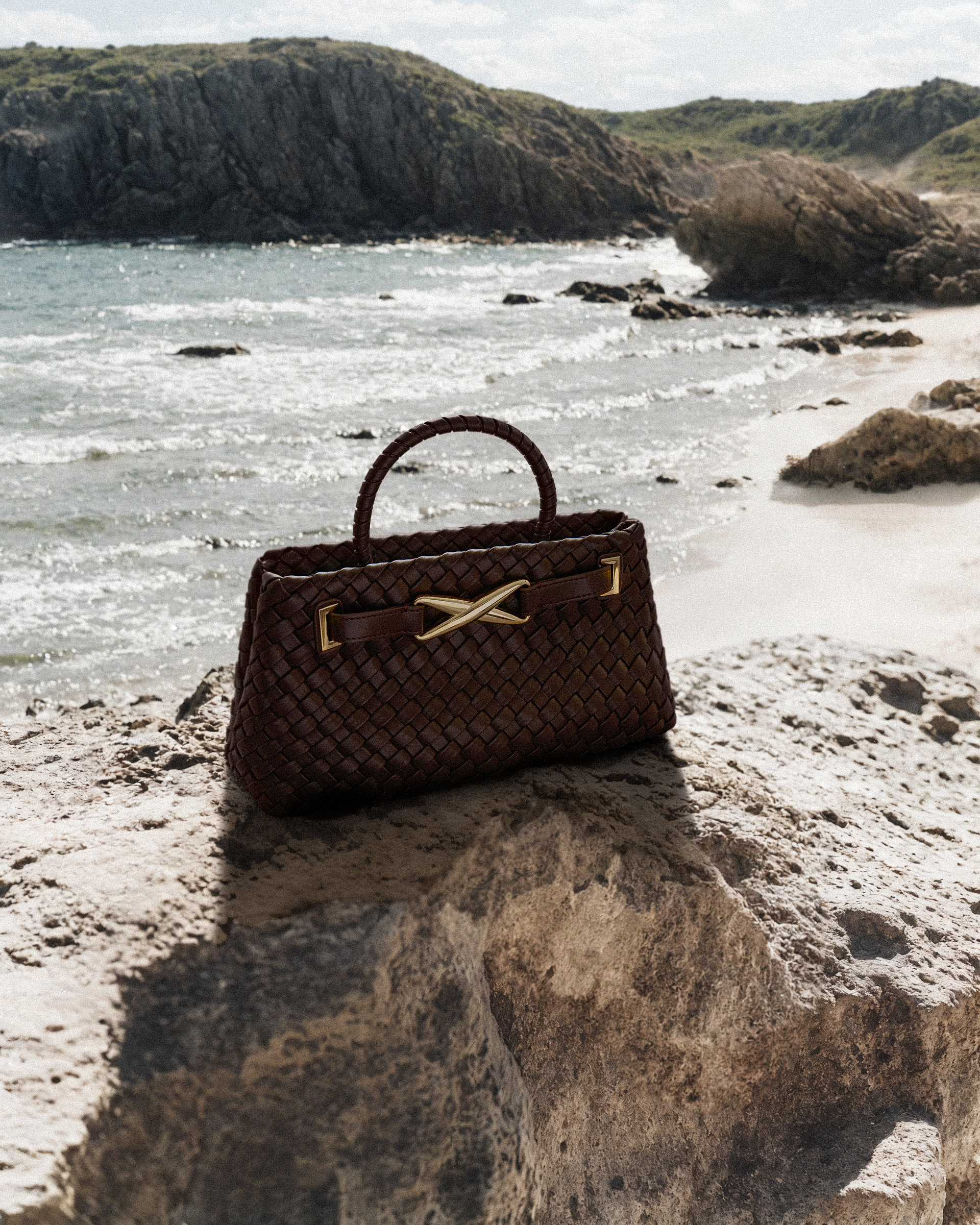 jwpei Elise トップハンドル ブラウン バッグ Elise ラージトップ