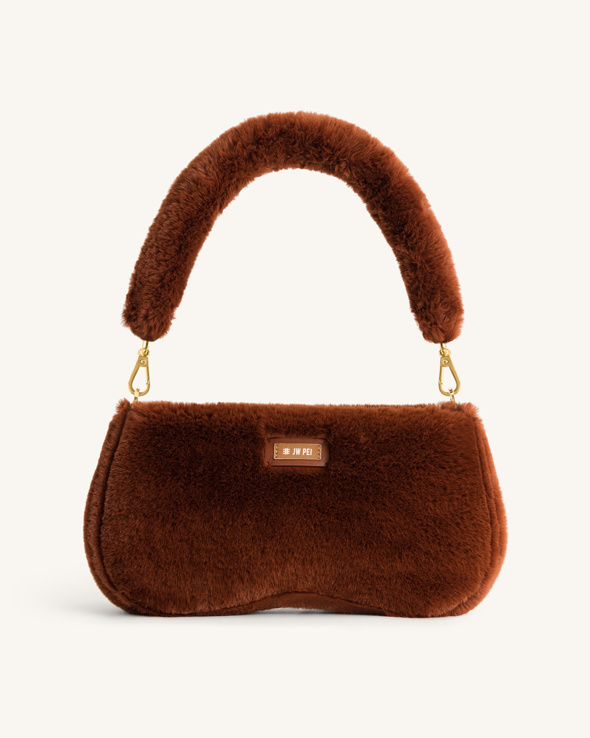 JW Pei Eva Faux Fur Fabric Shoulder Bag