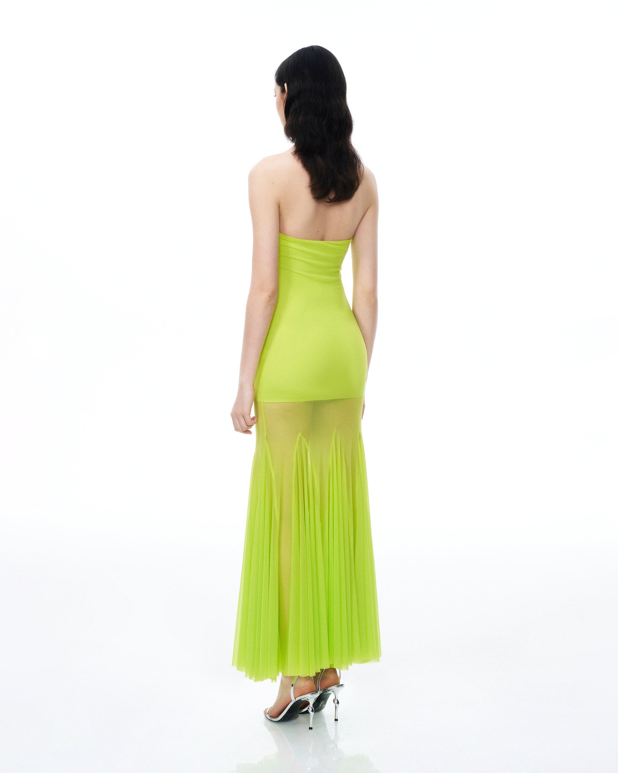 Thalassa Mesh Dress - Lime Green 4 | US Thalassa Mesh Dress - Lime Green 4 | US