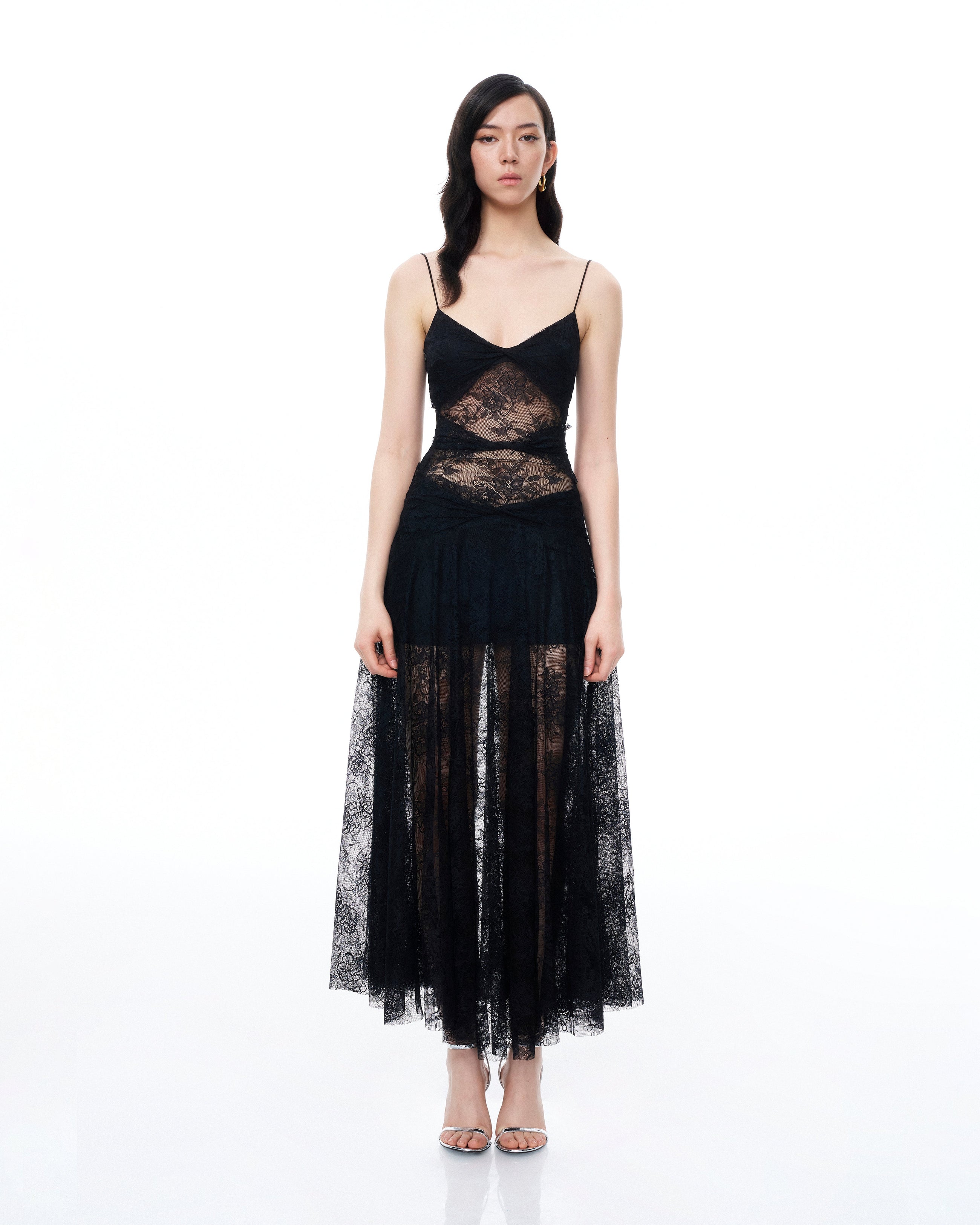Indigo Floral Lace Dress - Black, 4 | US Indigo Floral Lace Dress - Black, 4 | US