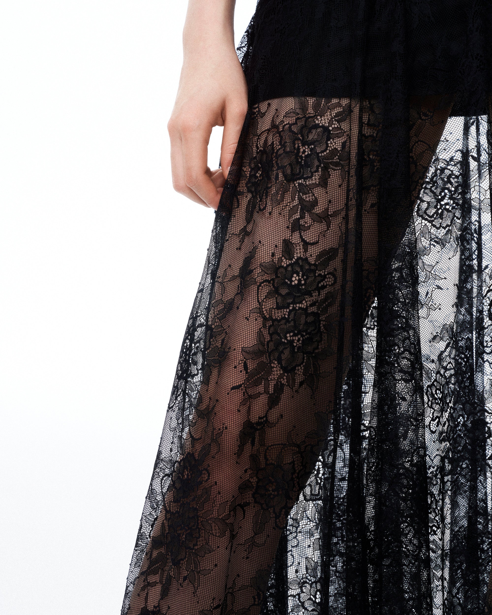 Indigo Floral Lace Dress - Black, 4 | US Indigo Floral Lace Dress - Black, 4 | US
