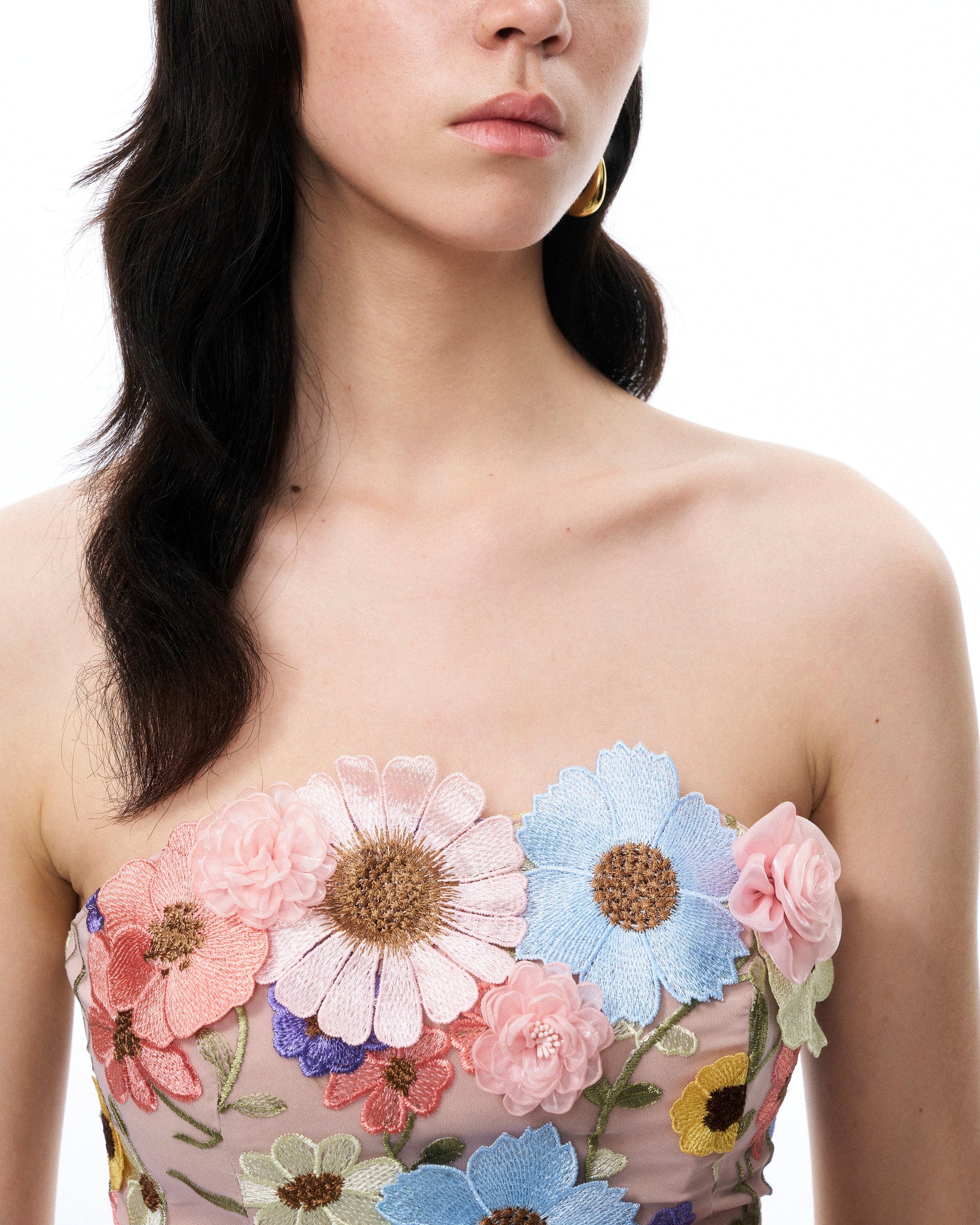 Odalys Floral Embroidered Mini Dress - Pastel Multi, 4 | US Odalys Floral Embroidered Mini Dress - Pastel Multi, 4 | US