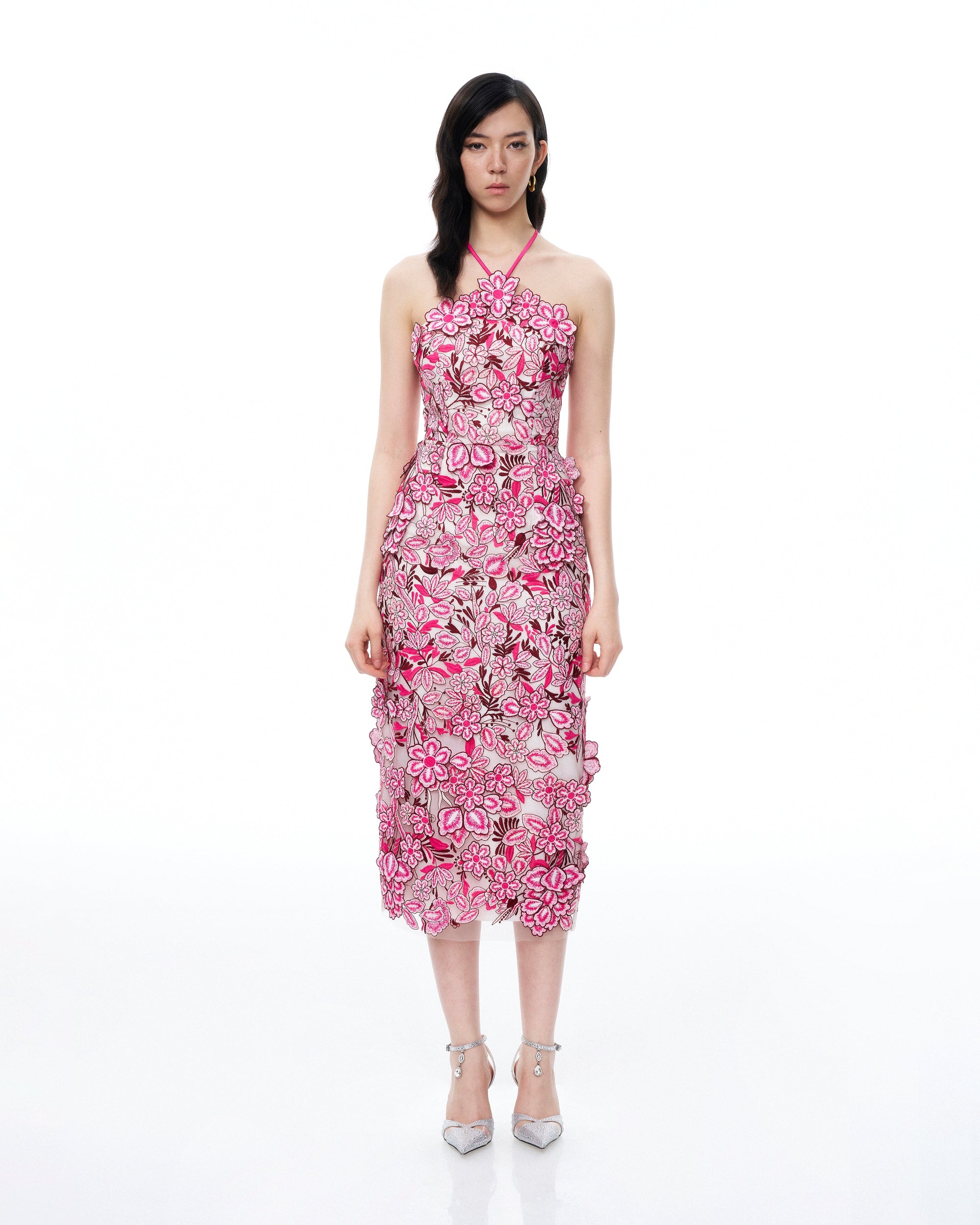 fiora maxi dress Women's Fiora Boat Neck Gathering Maxi Dress S/M/L/XL/XXL/Customize Black & Cream Floral MEAN BLVD Black & Cream Floral / S