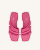 Jada Flat Mule - Rose Red