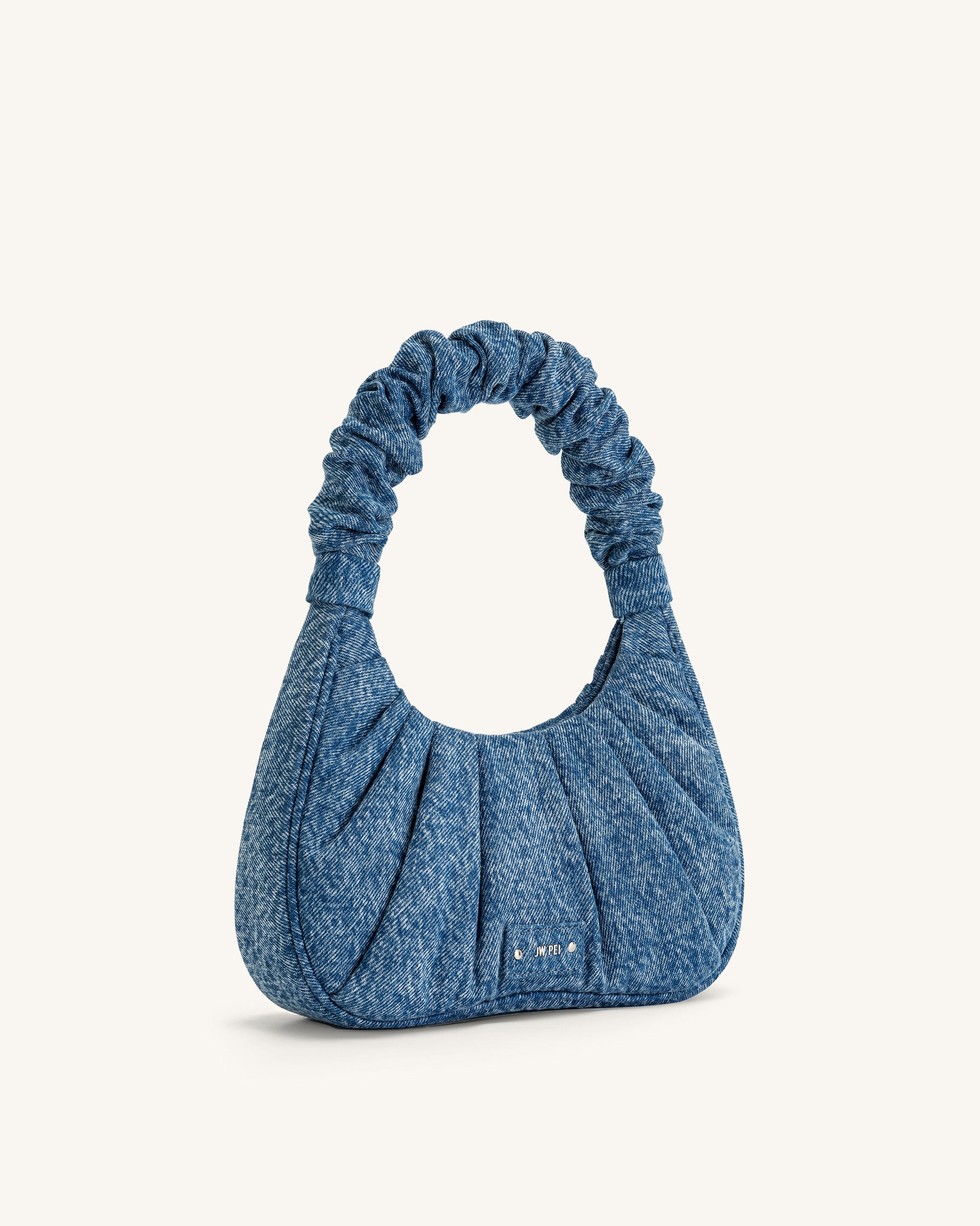 Ruched hobo handbag Clearance