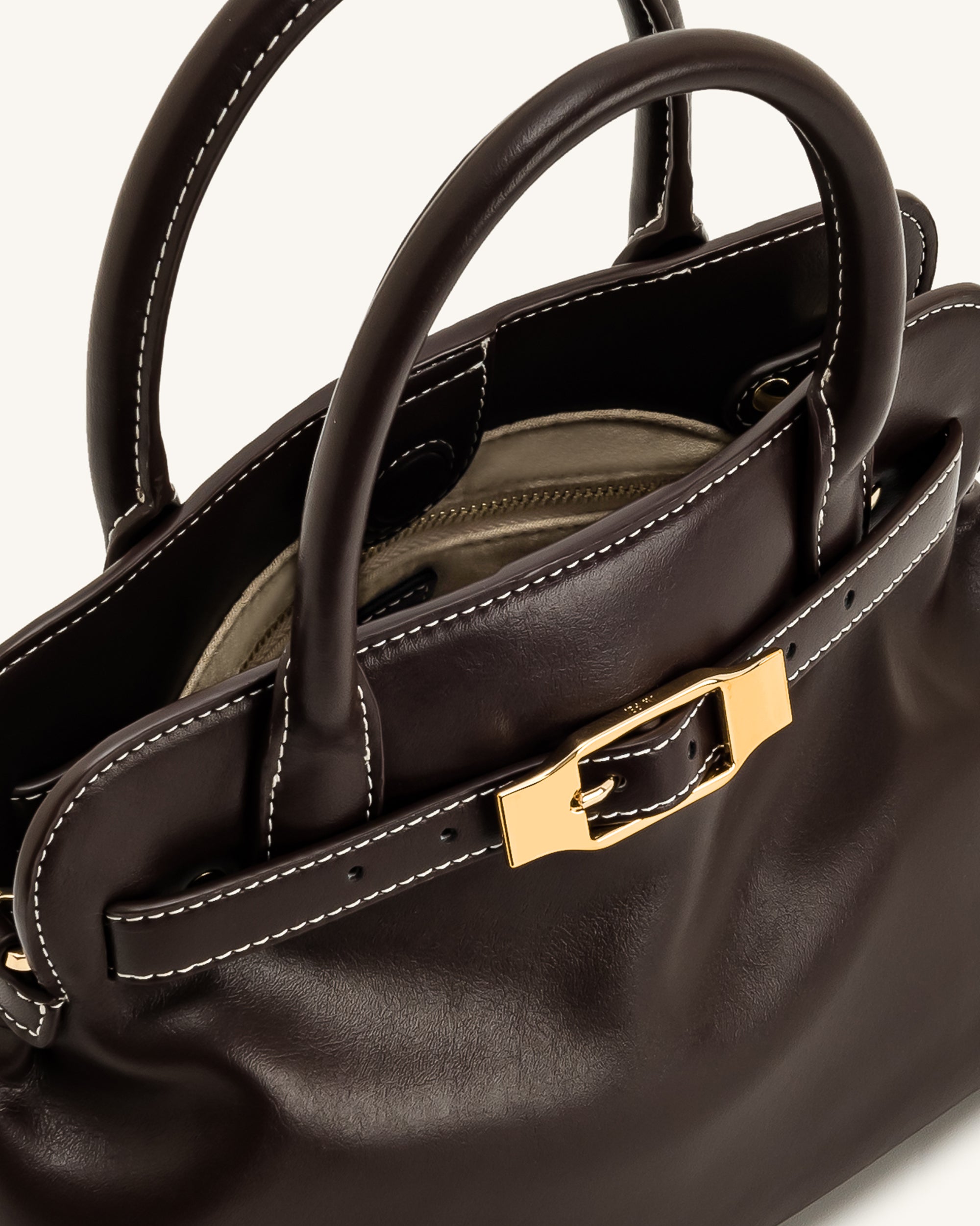 Mia Tote Bag - Dark Brown | JW PEI
