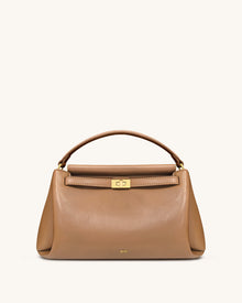 Carmen Top Handle Bag - Brown