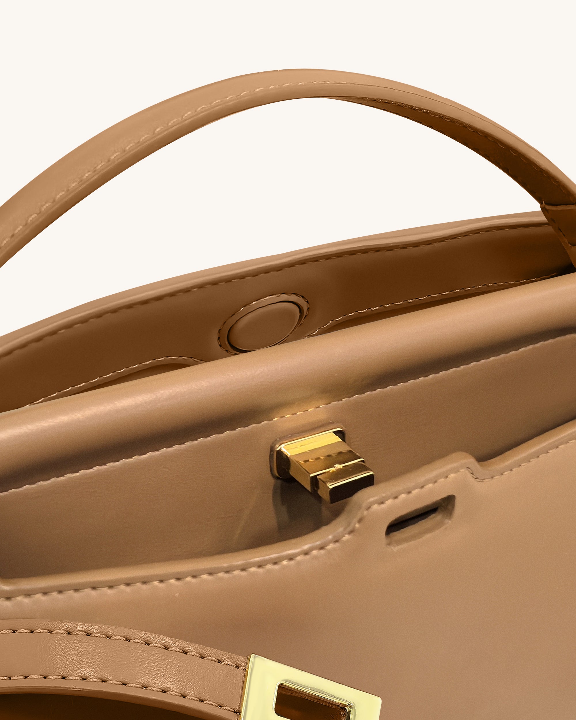 Carmen Top Handle Bag - Brown