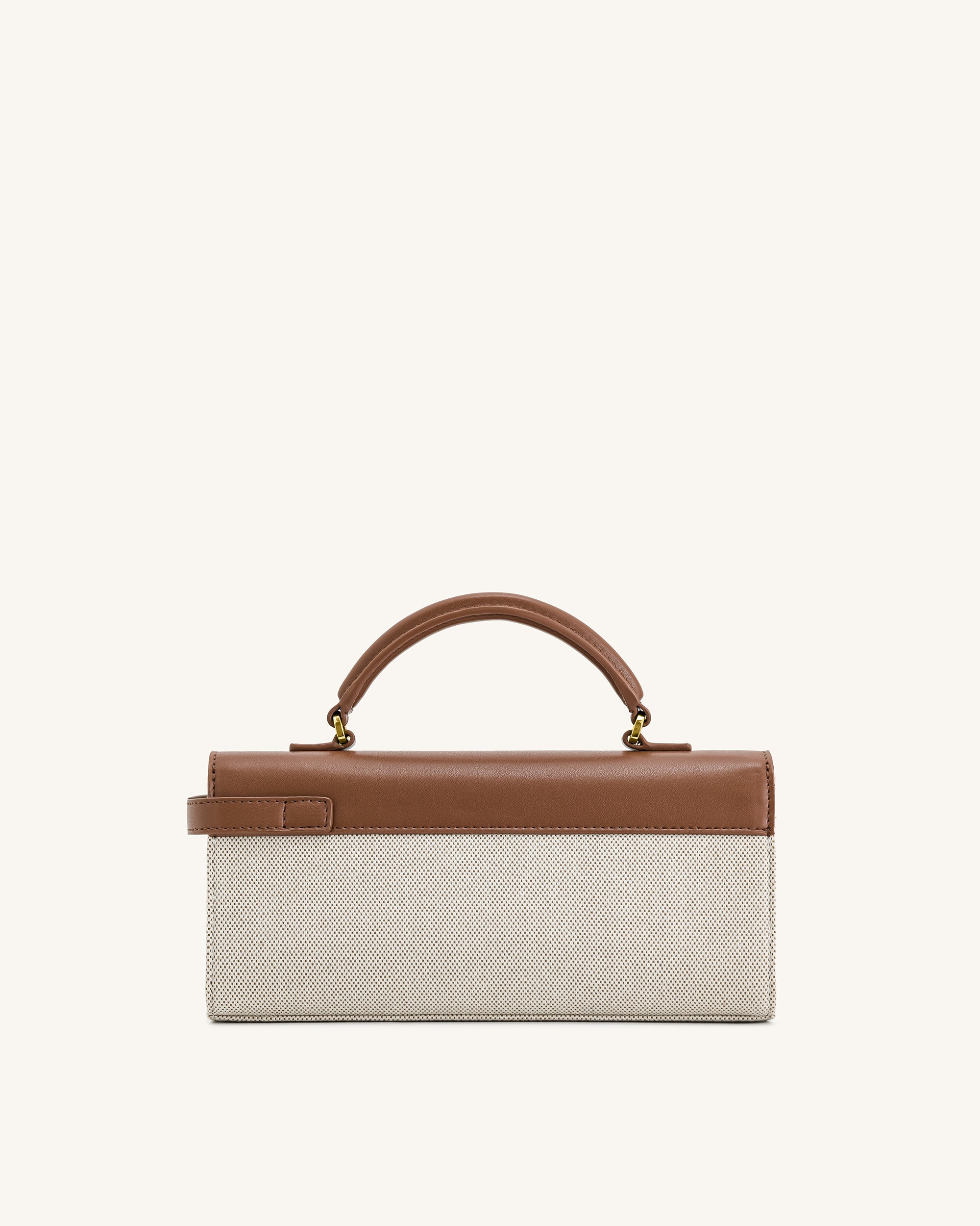 Keyla Top Handbag - Brown Canvas | JW PEI