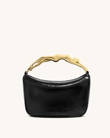 Jenny Human-shaped Handle Handbag - Black