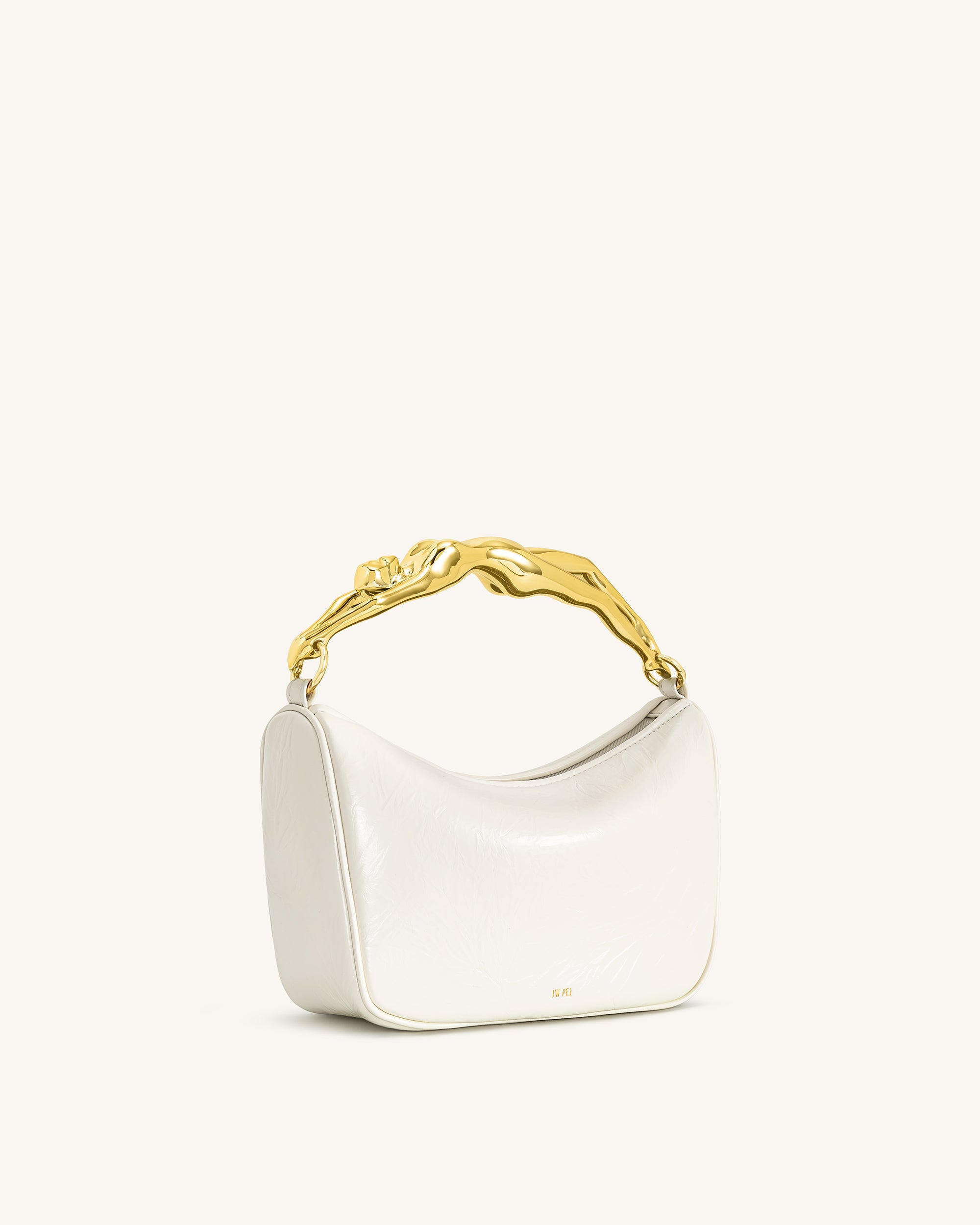 Jenny Human-shaped Handle Handbag - White | JW PEI