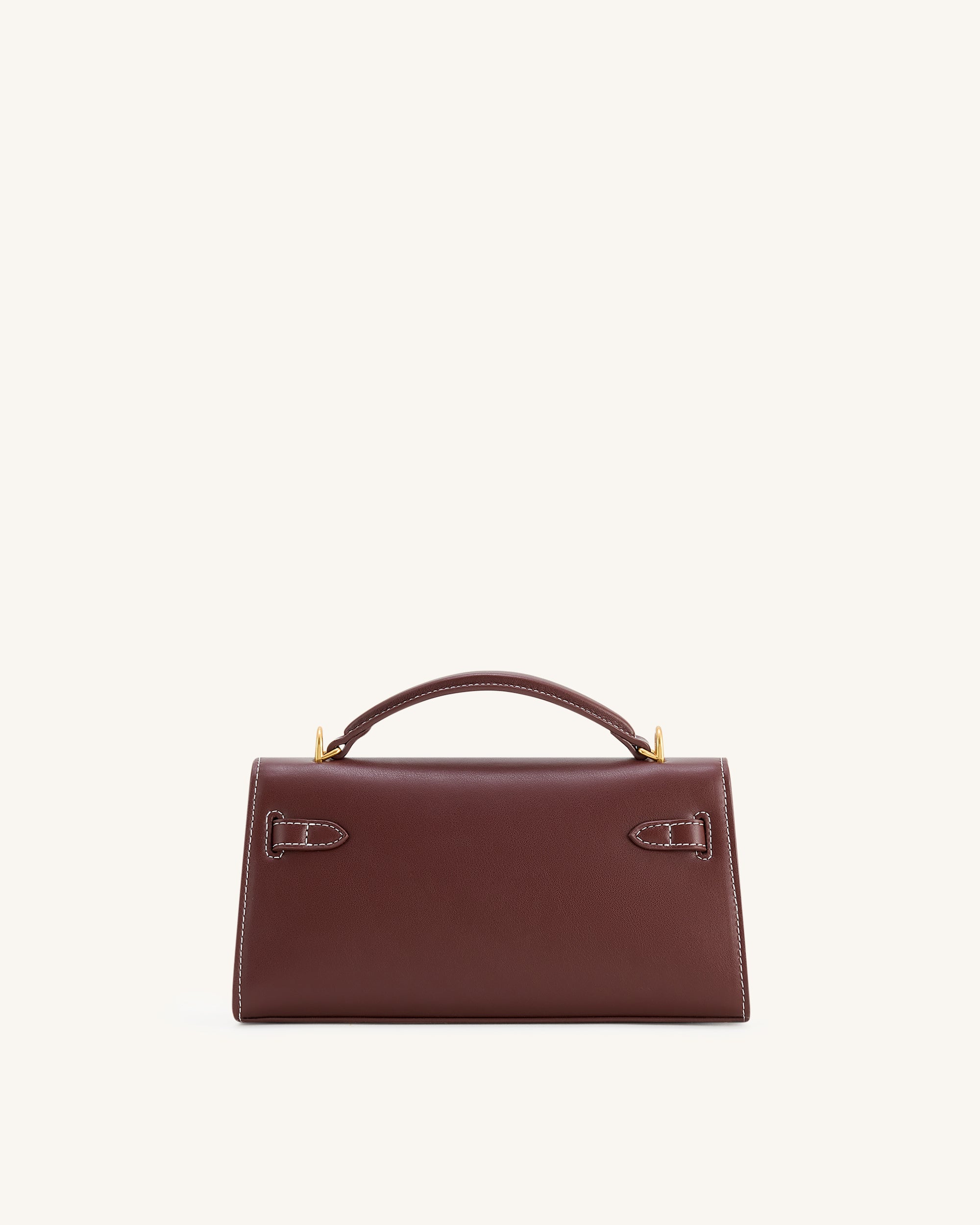 Noor Top Handle Bag - Reddish Brown | JW PEI