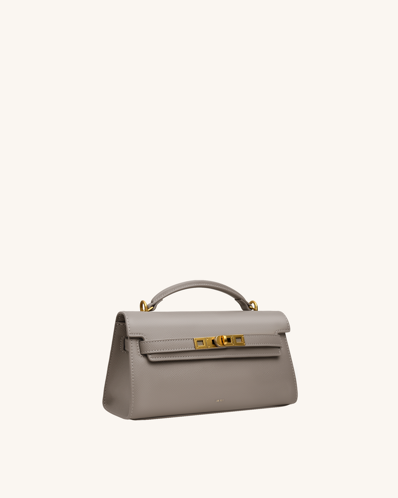 Noor Top Handle Bag - Elephant Gray