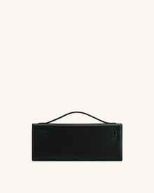 Bria Structured Top Handle Bag - Black